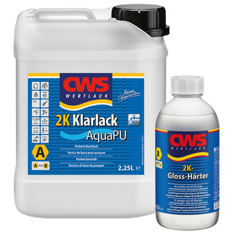 CWS WERTLACK® 2K Klarlack Aqua PU Gloss